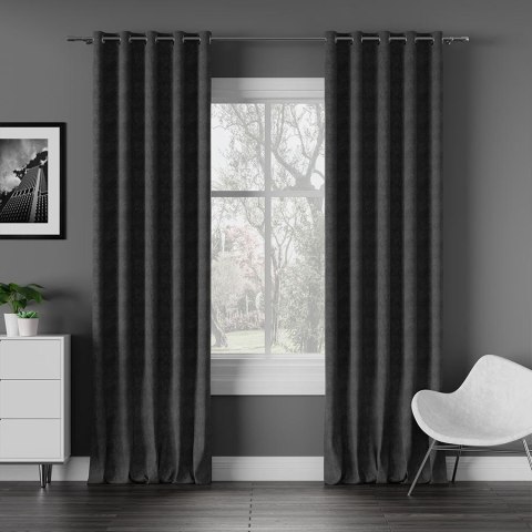 MILAS SOFT Tkanina na zasłony, wys. 300cm, kolor 800 ciepły grafitowy MILAS1/000/800/000300/1 MILAS SOFT Tkanina na zasłony, wys. 300cm, kolor 800 ciepły grafitowy MILAS1/000/800/000300/1