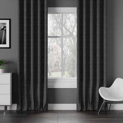 MILAS SOFT Tkanina na zasłony, wys. 300cm, kolor 800 ciepły grafitowy MILAS1/000/800/000300/1 MILAS SOFT Tkanina na zasłony, wys. 300cm, kolor 800 ciepły grafitowy MILAS1/000/800/000300/1