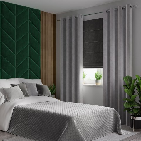 VELVI Narzuta dekoracyjna, 170x210cm, kolor 006 ciemny szary; antracytowy VELVI0/NAP/006/170210/1 VELVI Narzuta dekoracyjna, 170x210cm, kolor 006 ciemny szary; antracytowy VELVI0/NAP/006/170210/1
