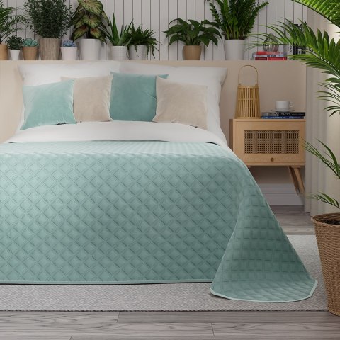 VELVI Narzuta dekoracyjna, 170x210cm, kolor 007 miętowy VELVI0/NAP/007/170210/1 VELVI Narzuta dekoracyjna, 170x210cm, kolor 007 miętowy VELVI0/NAP/007/170210/1