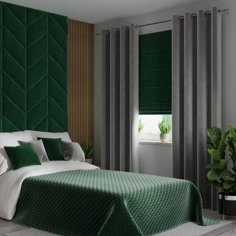 VELVI Narzuta dekoracyjna, 170x210cm, kolor 010 ciemny zielony; butelkowy VELVI0/NAP/010/170210/1 VELVI Narzuta dekoracyjna, 170x210cm, kolor 010 ciemny zielony; butelkowy VELVI0/NAP/010/170210/1
