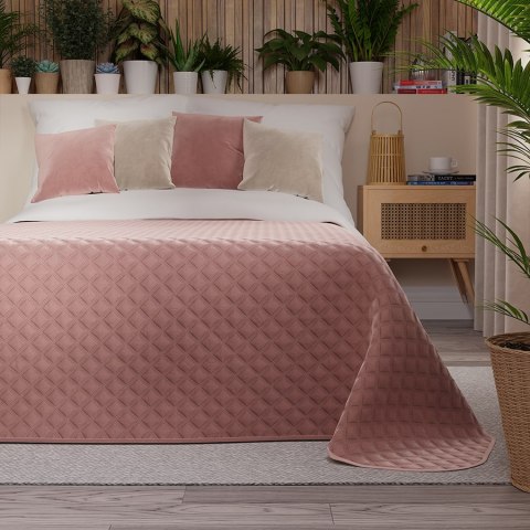 VELVI Narzuta dekoracyjna, 170x210cm, kolor 013 ciemny pudowy różowy VELVI0/NAP/013/170210/1 VELVI Narzuta dekoracyjna, 170x210cm, kolor 013 ciemny pudowy różowy VELVI0/NAP/013/170210/1