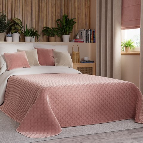 VELVI Narzuta dekoracyjna, 170x210cm, kolor 013 ciemny pudowy różowy VELVI0/NAP/013/170210/1 VELVI Narzuta dekoracyjna, 170x210cm, kolor 013 ciemny pudowy różowy VELVI0/NAP/013/170210/1