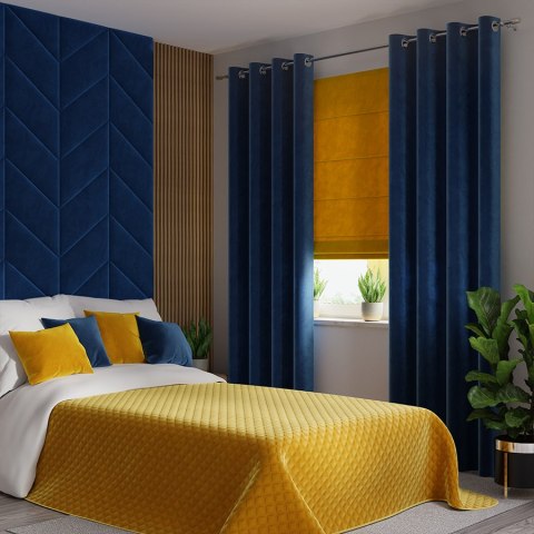 VELVI Narzuta dekoracyjna, 170x210cm, kolor 019 szafranowy VELVI0/NAP/019/170210/1 VELVI Narzuta dekoracyjna, 170x210cm, kolor 019 szafranowy VELVI0/NAP/019/170210/1