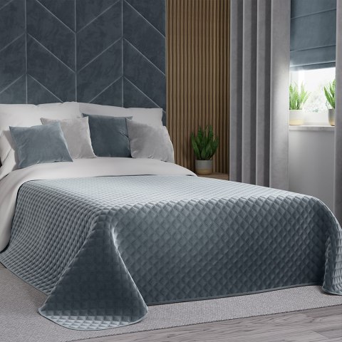 VELVI Narzuta dekoracyjna, 170x210cm, kolor 063 niebieski VELVI0/NAP/063/170210/1 VELVI Narzuta dekoracyjna, 170x210cm, kolor 063 niebieski VELVI0/NAP/063/170210/1