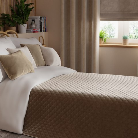 VELVI Narzuta dekoracyjna, 220x240cm, kolor 001 ciemny beżowy VELVI0/NAP/001/220240/1