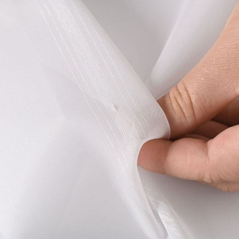 ELIGIA Firanka trudnopalna z ołowianką, wys. 300cm, kolor biały 030312/FRE/001/000300/1 ELIGIA Firanka trudnopalna z ołowianką, wys. 300cm, kolor biały 030312/FRE/001/000300/1