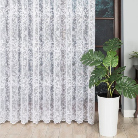 Firanka żakardowa ze wzorem po całości, wys. 250cm, kolor biały 059029/000/001/000250/1 Firanka żakardowa ze wzorem po całości, wys. 250cm, kolor biały 059029/000/001/000250/1