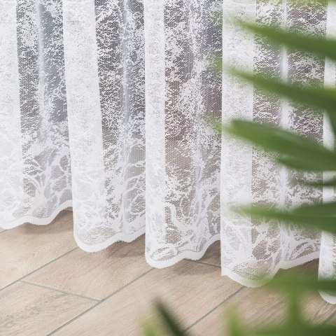 Firanka żakardowa ze wzorem po całości, wys. 330cm, kolor biały 059029/000/001/000330/1 Firanka żakardowa ze wzorem po całości, wys. 330cm, kolor biały 059029/000/001/000330/1