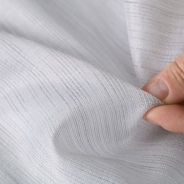 MIRA Firanka z ołowianką, wys. 300cm, kolor 020 szary 030610/OLO/020/000300/1