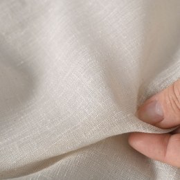 ODETTA Firanka z ołowianką, wys. 300cm, kolor 112 beżowy 152105/OLO/112/000300/1