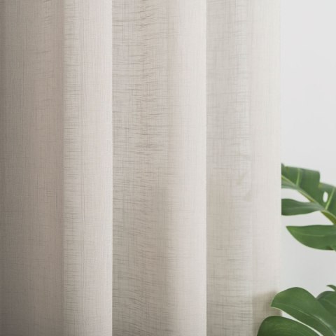 Firanka fantazyjna z ołowianką, wys. 250cm, kolor 002 szary 000211/OLO/002/000250/1