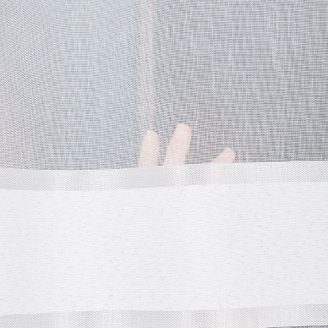 Firanka fantazyjna z ołowianką, wys. 300cm, kolor 004 biały ze srebrnym 001696/OLO/004/000300/1 Firanka fantazyjna z ołowianką, wys. 300cm, kolor 004 biały ze srebrnym 001696/OLO/004/000300/1