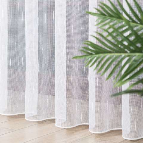 Firanka fantazyjna ze wzorem po całości z ołowianką, wys. 300cm, kolor biały 001357/OLO/001/000300/1 Firanka fantazyjna ze wzorem po całości z ołowianką, wys. 300cm, kolor biały 001357/OLO/001/000300/1