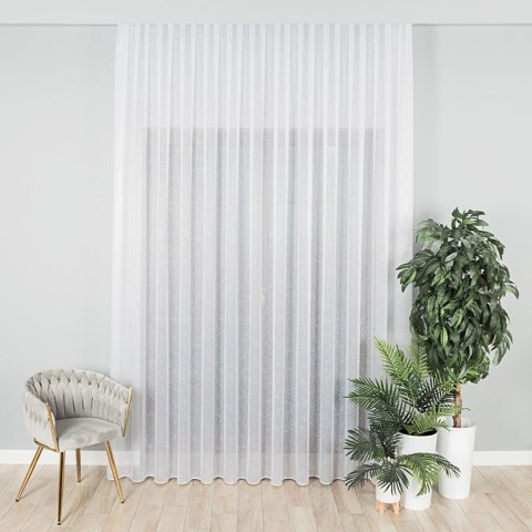 Firanka fantazyjna ze wzorem po całości z ołowianką, wys. 300cm, kolor 004 biały ze srebrnym 001684/OLO/004/000300/1 Firanka fantazyjna ze wzorem po całości z ołowianką, wys. 300cm, kolor 004 biały ze srebrnym 001684/OLO/004/000300/1