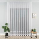 Firanka haftowana ze wzorem pasowym, wys. 280cm, kolor biały 127111/768/001/000280/1