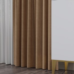MANUEL Tkanina na zasłony, wys. 300cm, kolor 777 camelowy TD0016/TDP/777/000300/1