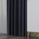 MANUEL Tkanina na zasłony, wys. 300cm, kolor 780 granatowy TD0016/TDP/780/000300/1