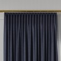MANUEL Tkanina na zasłony, wys. 300cm, kolor 801 ciemny niebieski TD0016/TDP/801/000300/1