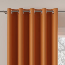 DONA Tkanina na zasłony typu dimout/blackout, wys. 280cm, kolor 035 pomarańczowy TD0015/TDP/035/000280/1