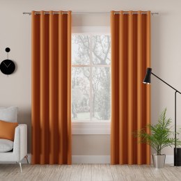DONA Tkanina na zasłony typu dimout/blackout, wys. 280cm, kolor 035 pomarańczowy TD0015/TDP/035/000280/1