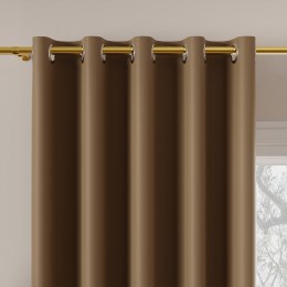DONA Tkanina na zasłony typu dimout/blackout, wys. 280cm, kolor 053 ciemny camelowy TD0015/TDP/053/000280/1