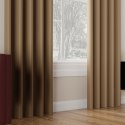 DONA Tkanina na zasłony typu dimout/blackout, wys. 280cm, kolor 053 ciemny camelowy TD0015/TDP/053/000280/1