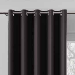 DONA Tkanina na zasłony typu dimout/blackout, wys. 280cm, kolor 144 ciemny chłodny brązowy TD0015/TDP/144/000280/1