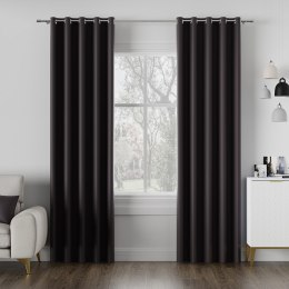 DONA Tkanina na zasłony typu dimout/blackout, wys. 280cm, kolor 144 ciemny chłodny brązowy TD0015/TDP/144/000280/1