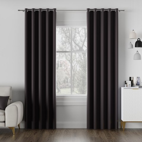 DONA Tkanina na zasłony typu dimout/blackout, wys. 280cm, kolor 144 ciemny chłodny brązowy TD0015/TDP/144/000280/1 DONA Tkanina na zasłony typu dimout/blackout, wys. 280cm, kolor 144 ciemny chłodny brązowy TD0015/TDP/144/000280/1