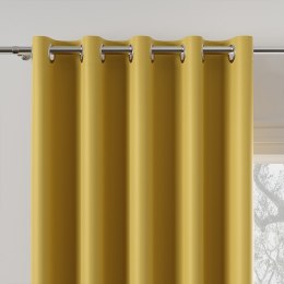 DONA Tkanina na zasłony typu dimout/blackout, wys. 280cm, kolor 202 żółty TD0015/TDP/202/000280/1