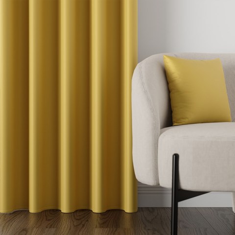 DONA Tkanina na zasłony typu dimout/blackout, wys. 280cm, kolor 202 żółty TD0015/TDP/202/000280/1 DONA Tkanina na zasłony typu dimout/blackout, wys. 280cm, kolor 202 żółty TD0015/TDP/202/000280/1