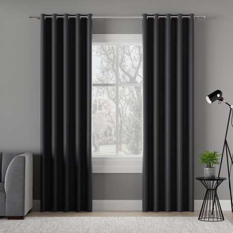 DONA Tkanina na zasłony typu dimout/blackout, wys. 280cm, kolor 205 ciemny szary; antracytowy TD0015/TDP/205/000280/1 DONA Tkanina na zasłony typu dimout/blackout, wys. 280cm, kolor 205 ciemny szary; antracytowy TD0015/TDP/205/000280/1