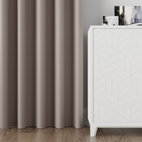 DONA Tkanina na zasłony typu dimout/blackout, wys. 280cm, kolor 212 ciemny chłodny beżowy TD0015/TDP/212/000280/1 DONA Tkanina na zasłony typu dimout/blackout, wys. 280cm, kolor 212 ciemny chłodny beżowy TD0015/TDP/212/000280/1