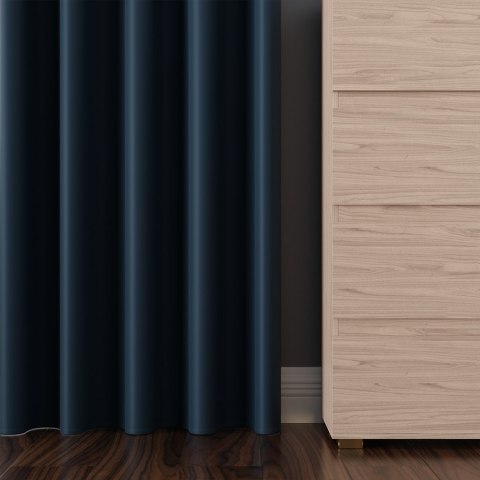 DONA Tkanina na zasłony typu dimout/blackout, wys. 280cm, kolor 229 granatowy TD0015/TDP/229/000280/1 DONA Tkanina na zasłony typu dimout/blackout, wys. 280cm, kolor 229 granatowy TD0015/TDP/229/000280/1