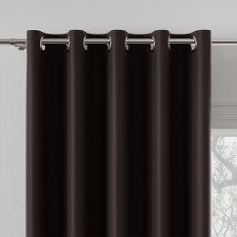 DONA Tkanina na zasłony typu dimout/blackout, wys. 280cm, kolor 322 ciemny brązowy TD0015/TDP/322/000280/1