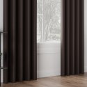 DONA Tkanina na zasłony typu dimout/blackout, wys. 280cm, kolor 322 ciemny brązowy TD0015/TDP/322/000280/1