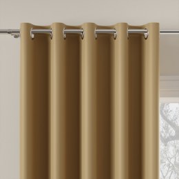 DONA Tkanina na zasłony typu dimout/blackout, wys. 280cm, kolor 377 ciemny ciepły beżowy TD0015/TDP/377/000280/1