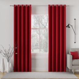 DONA Tkanina na zasłony typu dimout/blackout, wys. 280cm, kolor 610 czerwony TD0015/TDP/610/000280/1