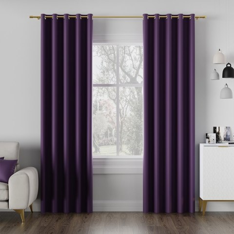 DONA Tkanina na zasłony typu dimout/blackout, wys. 280cm, kolor 683 fioletowy TD0015/TDP/683/000280/1 DONA Tkanina na zasłony typu dimout/blackout, wys. 280cm, kolor 683 fioletowy TD0015/TDP/683/000280/1