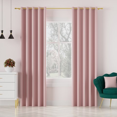 DONA Tkanina na zasłony typu dimout/blackout, wys. 280cm, kolor 794 pastelowy różowy TD0015/TDP/794/000280/1 DONA Tkanina na zasłony typu dimout/blackout, wys. 280cm, kolor 794 pastelowy różowy TD0015/TDP/794/000280/1