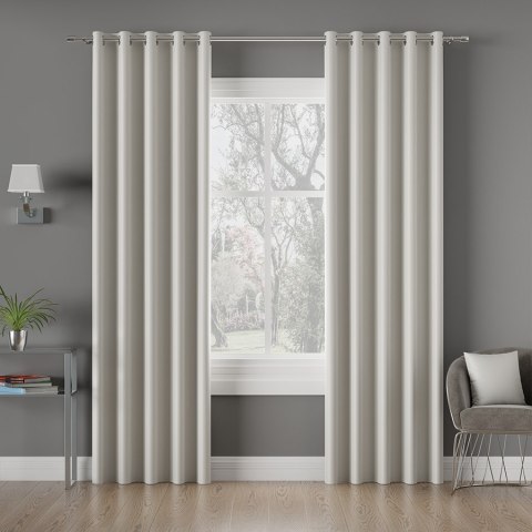DONA Tkanina na zasłony typu dimout/blackout, wys. 280cm, kolor 801 pastelowy szary TD0015/TDP/801/000280/1 DONA Tkanina na zasłony typu dimout/blackout, wys. 280cm, kolor 801 pastelowy szary TD0015/TDP/801/000280/1