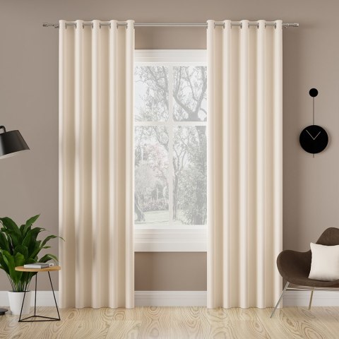 DONA Tkanina na zasłony typu dimout/blackout, wys. 280cm, kolor 830 kremowy TD0015/TDP/830/000280/1 DONA Tkanina na zasłony typu dimout/blackout, wys. 280cm, kolor 830 kremowy TD0015/TDP/830/000280/1