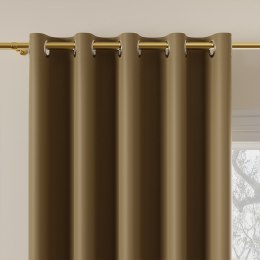 DONA Tkanina na zasłony typu dimout/blackout, wys. 280cm, kolor 834 khaki TD0015/TDP/834/000280/1