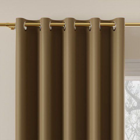 DONA Tkanina na zasłony typu dimout/blackout, wys. 280cm, kolor 834 khaki TD0015/TDP/834/000280/1 DONA Tkanina na zasłony typu dimout/blackout, wys. 280cm, kolor 834 khaki TD0015/TDP/834/000280/1