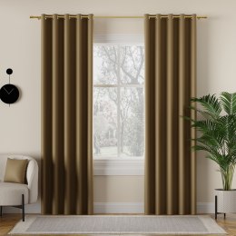 DONA Tkanina na zasłony typu dimout/blackout, wys. 280cm, kolor 834 khaki TD0015/TDP/834/000280/1