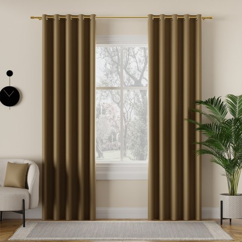 DONA Tkanina na zasłony typu dimout/blackout, wys. 280cm, kolor 834 khaki TD0015/TDP/834/000280/1 DONA Tkanina na zasłony typu dimout/blackout, wys. 280cm, kolor 834 khaki TD0015/TDP/834/000280/1