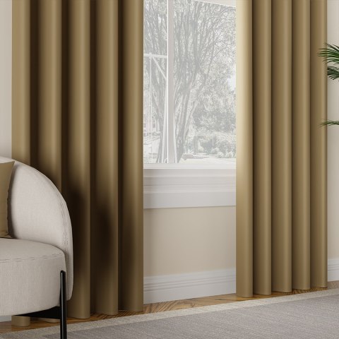 DONA Tkanina na zasłony typu dimout/blackout, wys. 280cm, kolor 834 khaki TD0015/TDP/834/000280/1 DONA Tkanina na zasłony typu dimout/blackout, wys. 280cm, kolor 834 khaki TD0015/TDP/834/000280/1
