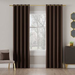 DONA Tkanina na zasłony typu dimout/blackout, wys. 280cm, kolor 839 ciemny ciepły brązowy TD0015/TDP/839/000280/1