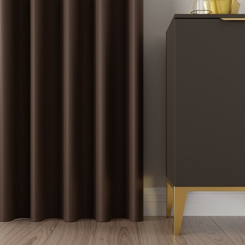 DONA Tkanina na zasłony typu dimout/blackout, wys. 280cm, kolor 839 ciemny ciepły brązowy TD0015/TDP/839/000280/1 DONA Tkanina na zasłony typu dimout/blackout, wys. 280cm, kolor 839 ciemny ciepły brązowy TD0015/TDP/839/000280/1